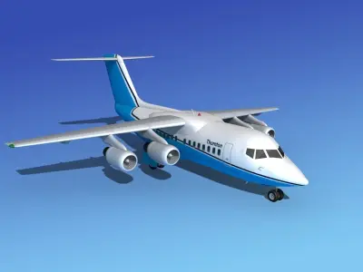 BAe 146-100 Thornton 3D model