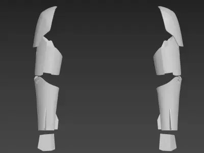 Star Wars The Rise of Skywalker Jet Trooper Arm Armor 3D print model