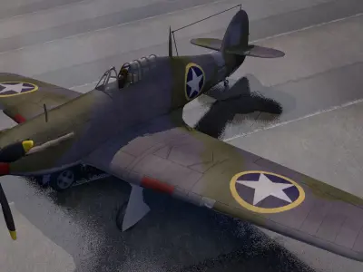 Hawker Sea Hurricane - USAF 3D model