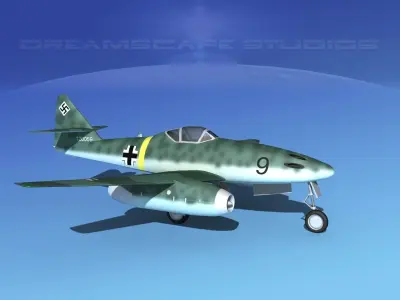 Messerschmitt ME-262A1 Swallow V02 3D model