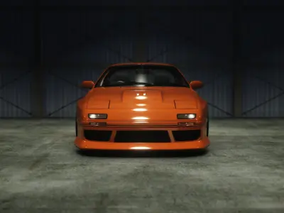 BN Sports Type 2 RX7 FC Bodykit Low-poly 3D model