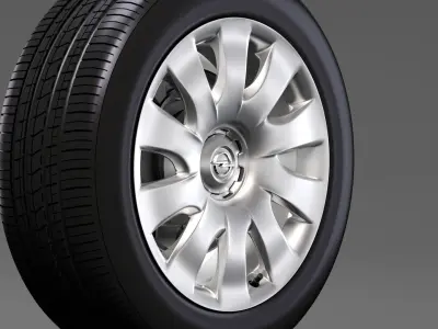 Opel Combo wheel 2015 3D model