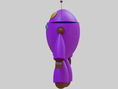 MIGHTY CARTOON ROBOT Free 3D model