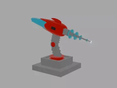 plasma gun 3D model