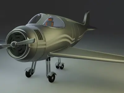 Small Aeroplane 3D model