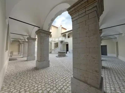 Castle interior Low-poly 3D model