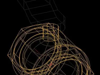 Ball Valve Threaded RB Sizes DN15 to DN100 Low-poly 3D model