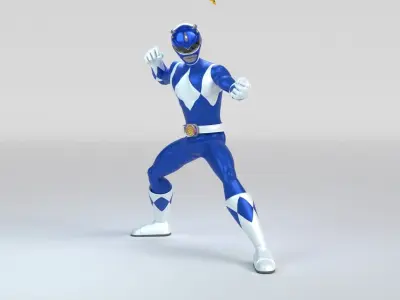 Blue Ranger - Power Ranger 3D model