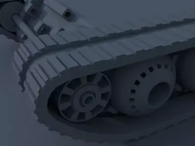 coming  soon Tank t 90 Low-poly 3D model