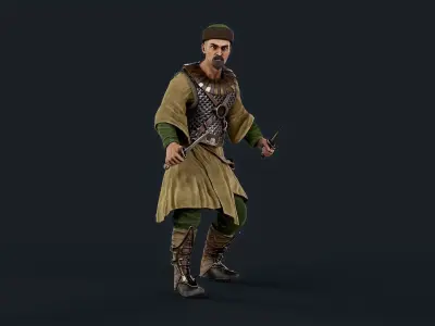 PERSIAN 3 Low-poly 3D model