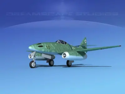 Messerschmitt ME-262A1 Swallow V09 3D model