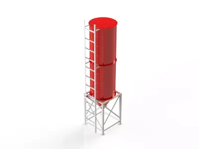 WG 4006 - Grain silo - 2 3D model