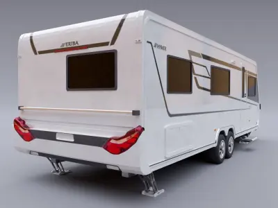 Eriba Nova S690 Hymer Low-poly 3D model