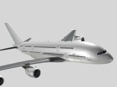 Airbus A-380 Generic livery 3D model