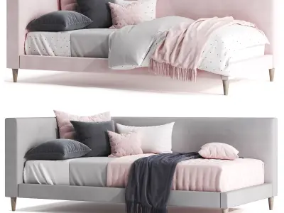 Pottery Barn corner timo bed Free 3D model