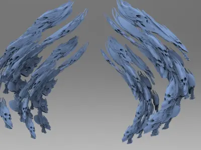 Void Wraith Sculls 3D model