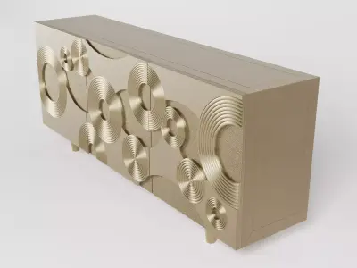 Accent Cabinet Credenza Free 3D model