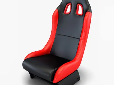 Car Racing Seat v 1 3D model