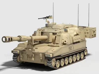 M109A6 Paladin 3D model