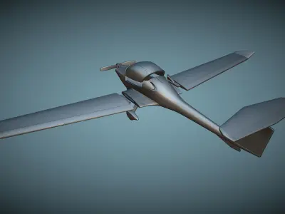 Diamond DA20 Katana Eclipse - 3D Printable Model 3D print model