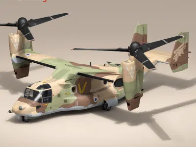 V-22 Osprey IAF 3D model