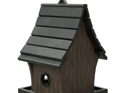 Bird Feeder Low-poly 3D model