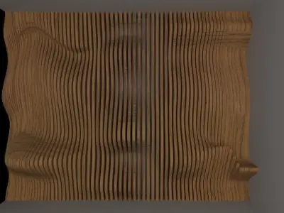 Parametric wall 3D model