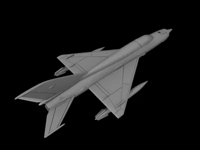 MIG-21 SCALE 1-72 PRINTABLE STL FILES 3D print model