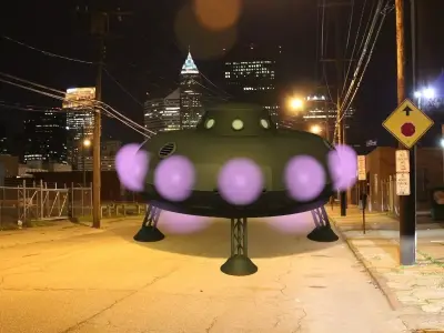 UFO Sci-Fi 3D model