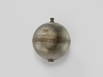 Metallic Ball Float air sphere compressor model 3D model