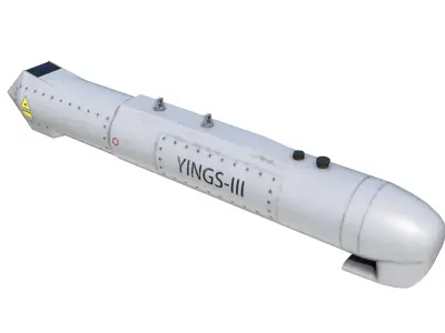 Chinese YINGS-III 330 Day Night Targeting Pod Low-poly 3D model