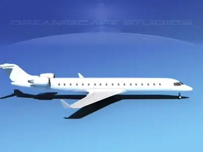 Canadair CRJ700 LP SS 3D model