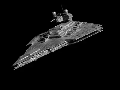 Victory 1 Class Star Destroyer - Star Wars 3D model
