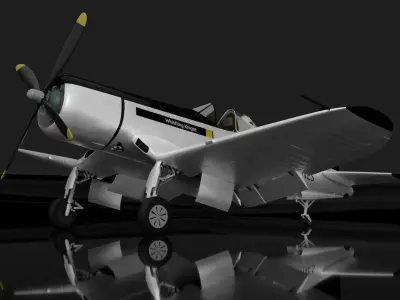 F4U-C Corsair 3D model
