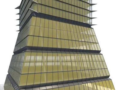 Commercial Building-021 Office Tower 3D model