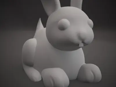 Rabbit 3D Printable Free 3D print model