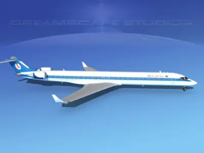 Bombardier CRJ1000 Belavia 3D model