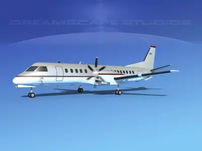SAAB 2000 Corporate 5 3D model