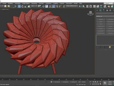 Bird Inspired Quetzal Chair by Marc Venot 3d model Low-poly 3D model