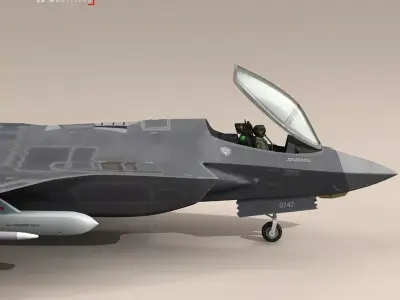F35A - Royal Netherlands air force 3D model