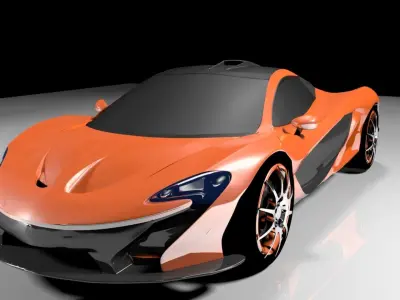 McLaren-p1 3D CAR 3D model