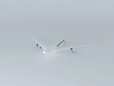 Template Cadillac FTS Business Jet Free 3D model