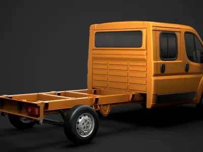 Citroen Relay Chassis Truck Crew Cab 4035WB 2020 3D model