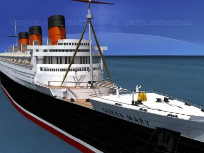 RMS Queen Mary 1 3D model