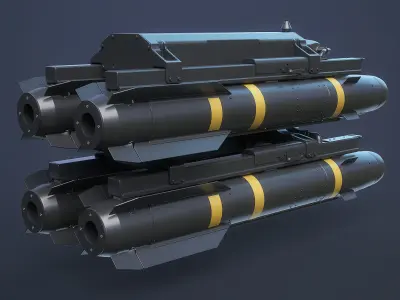AGM-114 Hellfire 3D model