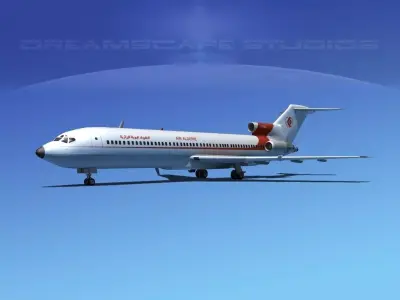 Boeing 727-200 Air Algerie 3D model