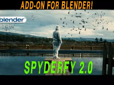 SPYDERFY Boid Systems Add on Free low-poly 3D model