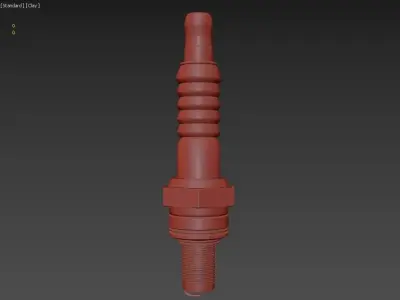 Sparkplug 3d model Low-poly 3D model