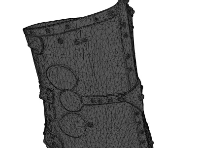 Ornate Medieval Cuirass Armor 3D model