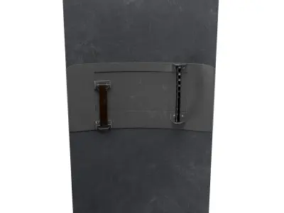 Police shield Free low-poly 3D model